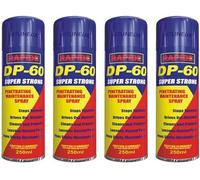 HitlineUK 4 x DP-60 Penetrating Releasing Cleaning Maintenance Spray Lubricant 250ml