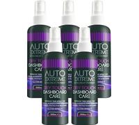 HitlineUK 5 x 300ml Car Dashboard Silicone Spray High Gloss - Interior Cleaner for Vinyl, Plastic & Trim - High Gloss Effect - Easy Spray-On Detailer - Dust-Repellent