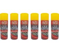 HitlineUK 6 x 400ML Rust Remover Spray Anti Rust Shield,Protect Rust Paint Rust Remover, For Spraying Cast Iron Metal Gate, Stainless Steel Doors, Railings Garden Furniture