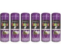HitlineUK 6 x Purple Spray Paint 400ml Gloss Purple Paint for Walls, Interior & Exterior Wall Paint Wood Paint Plastic Paint.