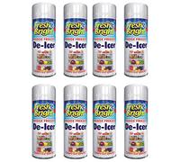 HitlineUK 8 x Fridge De Icer Spray Freezer Cleaner Ice Remover Anti-Bacterial Defrosting 200ml