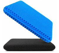 HitlineUK Gel Seat Cushion Double Thick Honeycomb, 45x45x3cm