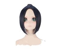 Hitman Reborn Cosplay wig Short Purple Dark Blue Synthetic Hair Kuromu Dokuro Anime Halloween Costume Party Wigs+ Wig Cap DM0641