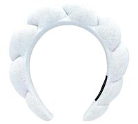 HitModa Spa Headbands for Washing Face or Facial Makeup Headbands Bubble Skincare Headbands Drunk Elephant Terry Cloth Puffy Headbands for Mask Skin Treatment