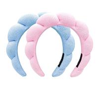 HitModa Spa Headbands - Terry Cloth Facial Headbands for Makeup Application, Skin Treatments, and Face Washing