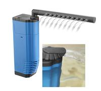 HITOP Submersible Internal Filter for Aquarium, Powerful Underwater Corner Filter for 5-55 litres Fish Tank
