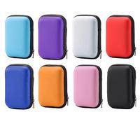 Hitopin 8 Pieces Playing Cards Case, Playing Card Box Storage, Plastic Portable Card Cases, Playing-Card Game Holder Case, for Standard Size Cards, Headphones Data Cable Storage, Easy to Carry