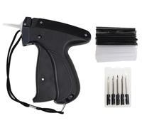 Hitopin Tagging Gun for Clothes, Sewing Gun, Mini Stitch Gun for Clothes, Quick Clothing Fixer, Fine Stitch Gun, Quick Stitch Mini Sewing Machine, with 6 Needles,500 Black & 500 White 8MM Fasteners