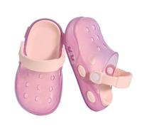 Hitopteu Kids Clogs for Boys Girls Slip On Jelly Sandals for Baby/Toddler