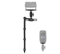 HITORHIKE Kayak Fish Finder Mount with Transducer Arm Fit Most of Kayak Track Mounts with Ball Base 2 Universal Plates Holds up to 9" Electronics Compatible with Garmin Lowrance Humminbird(Side)