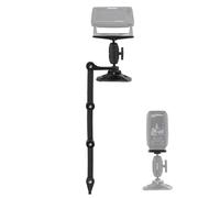 HITORHIKE Universal Fish Finder Mount for Kayak-with Transducer Arm Options,Ball Base,Dual Plates, Fits 9" Electronics,Compatible with Garmin/Lowrance/Humminbird(Rib Mount Pro Set with Arms)