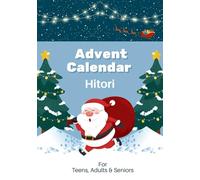 Hitori Advent Calendar: 25 Full-Color Logic Puzzles for Teens, Adults & Seniors - 7×10″, 60-Page Puzzle Book with Solutions