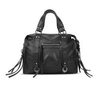 HiTotes Hobo Bag Vegan Leather Tote Bag for Women Vintage Tote Handbag Crossbody Purse with Fringe Zipper