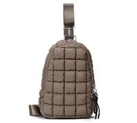 HiTotes Puffer Sling Crossbody Bags for Women - Quilted Chest Pack & Belt Bag