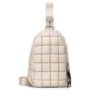HiTotes Puffer Sling Crossbody Bags Quilted Chest Belt Puffy Waist Backpack for Women