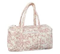 HiTotes Quilted Floral Travel Tote Bag for Women, Pink, 41cm