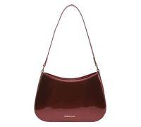 HiTotes Red Shoulder Bag Red Bag for Women Burgundy Handbag Patent Leather Shoulder Bag Y2K Bag Crescent Hobo Handbag Top Handle Handbag