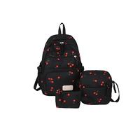 HiTotes School Bag for Girls Cute Backpack Preppy School Backpack Set Bow Girls Schoolbag Kawaii Rucksack for Teenage Secondary School