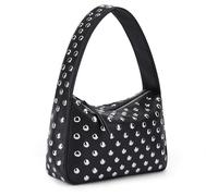 HiTotes Studded Purses Y2K Shoulder Bag for Women Studded Bag Y2K Purse Evening Clutch Purse Leather Designer Handbags Fall Purse with Studs