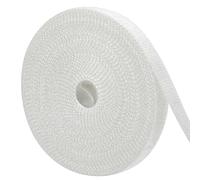 Hitotsu Hook and Loop Tape Reusable 100ft x 1/2" Self Gripping Multipurpose Wrap Fasteners for Cable Management, Home, Office, Electrical Cables, Data Center, White
