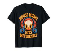 Hits Differently DJ Musician Techno Festival House Music T-Shirt
