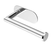 HITSLAM Toilet Roll Holder Wall Mounted, Self Adhesive Toilet Roll Holder SUS 304 Stainless Steel Toilet Paper Holder No Drilling for Bathroom (Silver)