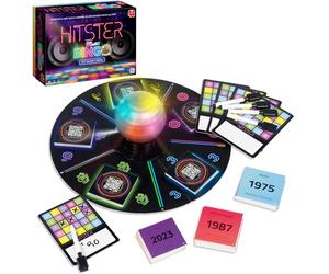 Hitster Bingo - The Ultimate Music Party Board Game & Quiz for Adults | 225 Iconic Hits & Light-Up Disco Ball - Friends & Family Trivia Game for Games Nights, Dates - 2 to 10 Players, Age 16 + (UK)