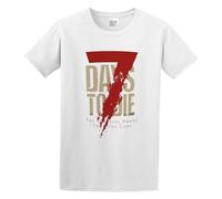Hitting 7 Days to Die Thin Dance Short Sleeve Style Animal T-Shirt White XL