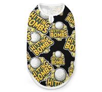 Hitting Bombs Golf Ball Cute Dog Clothes Costume Cat Pajamas Puppy Gift Pet Sweater Coat Jacket