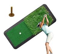 Hitting Mats, Practice Swing Trainer, Pad Divot Mats, Multifunctional Anti-Slip Turf, Short & Long Grass, Driving, Putting, Batting, Chipping, Swing Detection