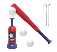 Hitting Stand - Youth Baseball Practice Set, Indoor Batting Aid with Quick Release Mechanism, Lightweight Folding Taped Support Base, Ideal for Birthday Party Workplace Events