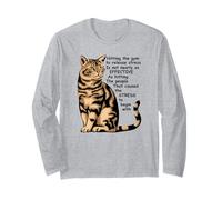 Hitting the gym to release stress is not nearly as effective Long Sleeve T-Shirt