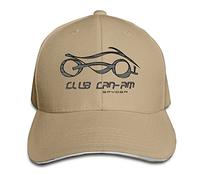 Hittings Can Am Spyder Logo Snapback Hats/Baseball Hats/Peaked Cap Natural