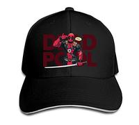 Hittings Deadpool Dead Pool Flex Baseball Cap Ash Black