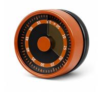 Hittriu Magnetic Stainless Steel Mechanical Timer, 60 Minute Visual Countdown Desk Timer Silent Running Loud Alarm, Time Management Tool for Kids, Classroom Teaching & Cooking