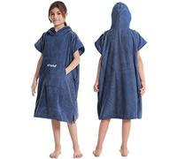 Hiturbo Kids Changing Towel Robe,Hooded Poncho Bath Robe Surf Absorbent Swimming Bathrobe for Beach,Bathing,Surfing,Indoor & Outdoor Activities Navy