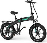 HITWAY 20 * 4.0” Electric Bike, 48V 10.4Ah Battery up to 50-100KM, 250W Motor Fat Tire E Bike, Foldable Electric Bicycles with 7-Speeds for Adult Commuters