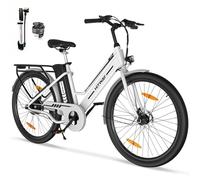 HITWAY 27.5" Electric Bike - 250W Motor, 36V13AH battery max. 50-100km Range, citybike Ebike for City Commuting for Women & Beginners,with APP