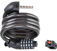 HITWAY Electric Bicycle Key Lock | Combination Coiled Cable