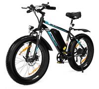 HITWAY Electric Bike E Mountain Bike, 26 * 2.1/4.0 Electric Bicycle Commute E-bike with 36V12Ah/48V15.6Ah Removable Battery, 7 Speed, range 35-120km, max.25km/h