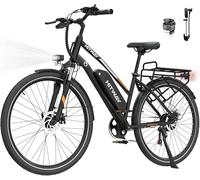 HITWAY Electric Bike for Adults, 28" Electric Bicycle Commute E-bike with 36V 12/13Ah Removable Battery, 250W Motor, 7-Speed Gear, City E Bike Ebikes Assist Range up to 35-100Km
