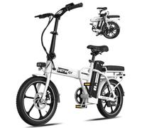 HITWAY Folding Electric Bike, 16" Commuter E-Bike, 36V 13Ah Battery | Foldable Design, 36V 13Ah Battery, 250W Motor, 16" Tires and up to 100 km Range - Ideal for Daily Commuting.