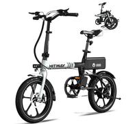 HITWAY Folding Electric Bike, 36V 9Ah 324Wh Battery, Up to 70 km Range, Lightweight Aluminium Frame, Foldable E-Bike for Adults