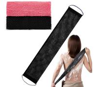 HIULLEN African Net Sponge, 3 Pcs African Exfoliating Net, African Net Long Bath Net Sponge, Deep Cleaning Africans Nets Bathing Sponges for Women and Men, Skin Smoother