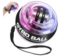 HIULLEN Gyro Ball Wrist Exerciser, Auto-Start Wrist Power Gyro Ball, Gyroscopic Forearm Exerciser, Powerball Gyroscope for Wrist Arms Fingers Wrist Bones and Muscles Strengthening & Training