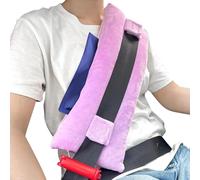 HIULLEN Seat Belt Pillow for Mastectomy Post-Surgery, Mastectomy Pillow, Hysterectomy Pillows, Heart Surgery Recovery Support Cushion Pad for Chest Chemo Port Pacemaker Recovery Gifts for Women (Pink)