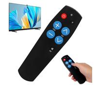 HIULLEN Universal Remote Control, TV Remote Control with Large Buttons, Easy to Use and Setup, Senior Remote Control Works for TV and Cable IR Devices, Suitable for Elderly People