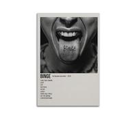 HIUSOUM Binge by Machine Gun KellyPrinting Wall Art Posters Canvas Posters Artwork Gifts Room Aesthetics12x18inch(30x45cm) Unframe-style
