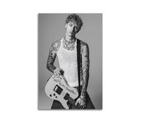 HIUSOUM Machine Gun Kelly 2Printing Wall Art Posters Canvas Posters Artwork Gifts Room Aesthetics20x30inch(50x75cm) Unframe-style
