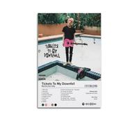 HIUSOUM Machine Gun Kelly Poster Tickets To My DownfallPrinting Wall Art Posters Canvas Posters Artwork Gifts Room Aesthetics08x12inch(20x30cm) Unframe-style